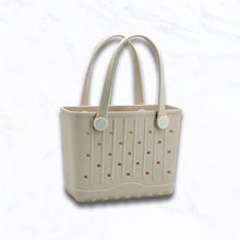 Load image into Gallery viewer, Small Patterned Beach Tote Bag(+4ct): Beige