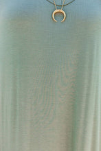 Load image into Gallery viewer, V-Neck Pocketed Maxi Shirt Dress: Grass Green / XL