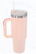 Load image into Gallery viewer, 40 oz, Stainless Steel and Silicon Tumbler: Light Rose Gold
