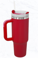 Load image into Gallery viewer, 40 oz, Stainless Steel and Silicon Tumbler: Pastel Blue
