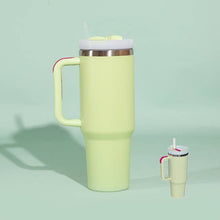 Load image into Gallery viewer, 40 oz, Stainless Steel and Silicon Tumbler: Light Rose Gold
