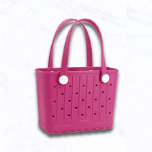 Load image into Gallery viewer, Small Patterned Beach Tote Bag(+4ct): Beige
