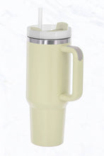 Load image into Gallery viewer, 40 oz, Stainless Steel and Silicon Tumbler: Light Rose Gold
