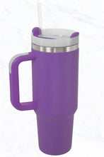 Load image into Gallery viewer, 40 oz, Stainless Steel and Silicon Tumbler: Pastel Blue
