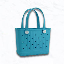 Load image into Gallery viewer, Small Patterned Beach Tote Bag(+4ct): Beige
