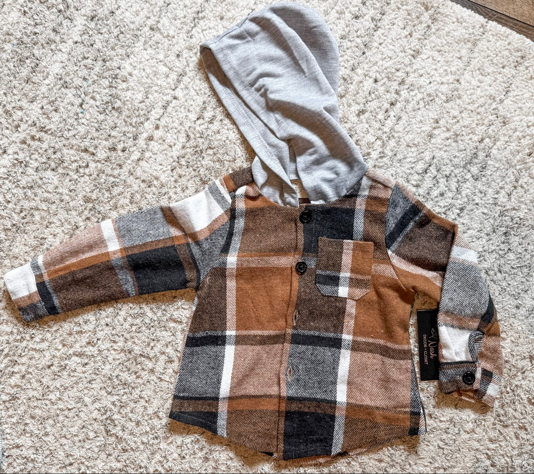 Brown & Black Flannel