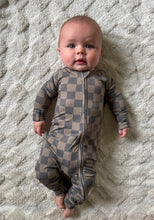 Load image into Gallery viewer, Brown Check Bamboo Sleeper
