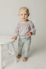 Load image into Gallery viewer, Off-the-Shoulder Top - Lavender Floral
