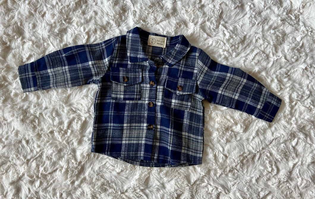 Blue & Gray Flannel