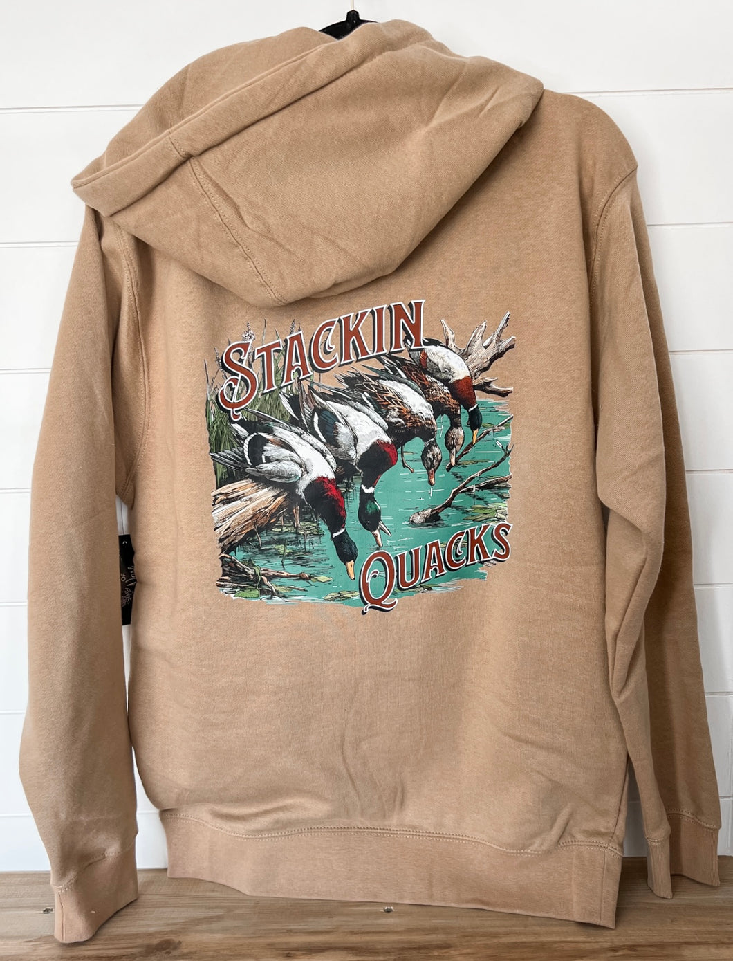 Stackin Quacks Adult Hoodie