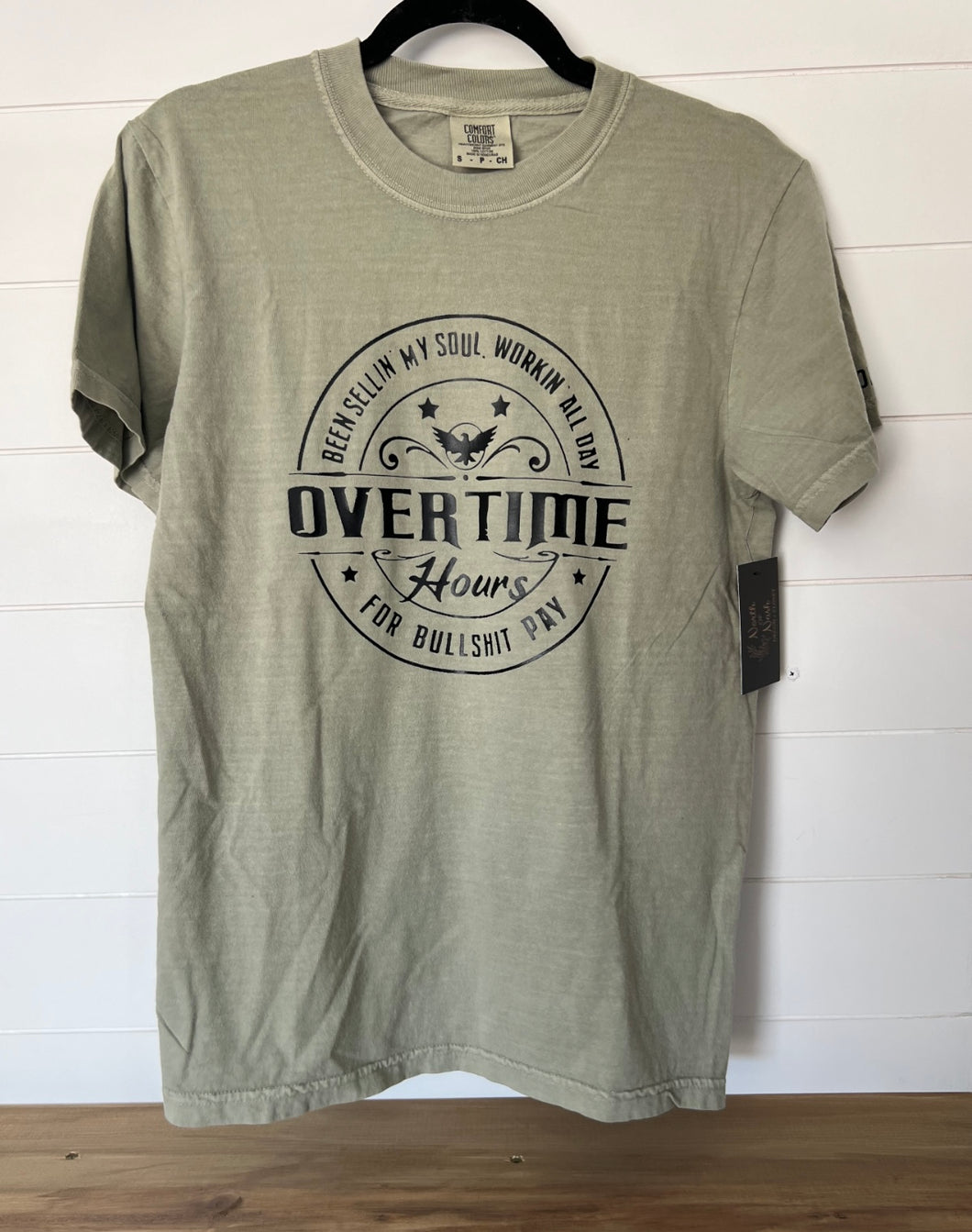 Over Time Hours Adult Tee