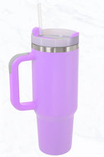 Load image into Gallery viewer, 40 oz, Stainless Steel and Silicon Tumbler: Pastel Blue
