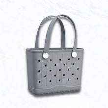 Load image into Gallery viewer, Small Patterned Beach Tote Bag(+4ct): Beige
