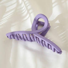 Load image into Gallery viewer, Solid Color Single Knot Hair Claw: Ivory

