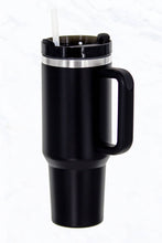 Load image into Gallery viewer, 40 oz, Stainless Steel and Silicon Tumbler: Pastel Blue
