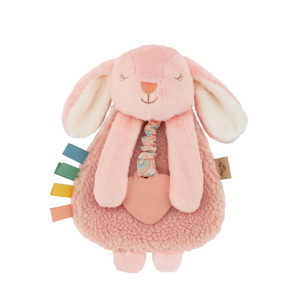 Bunny Plush with Silicone Teether Toy