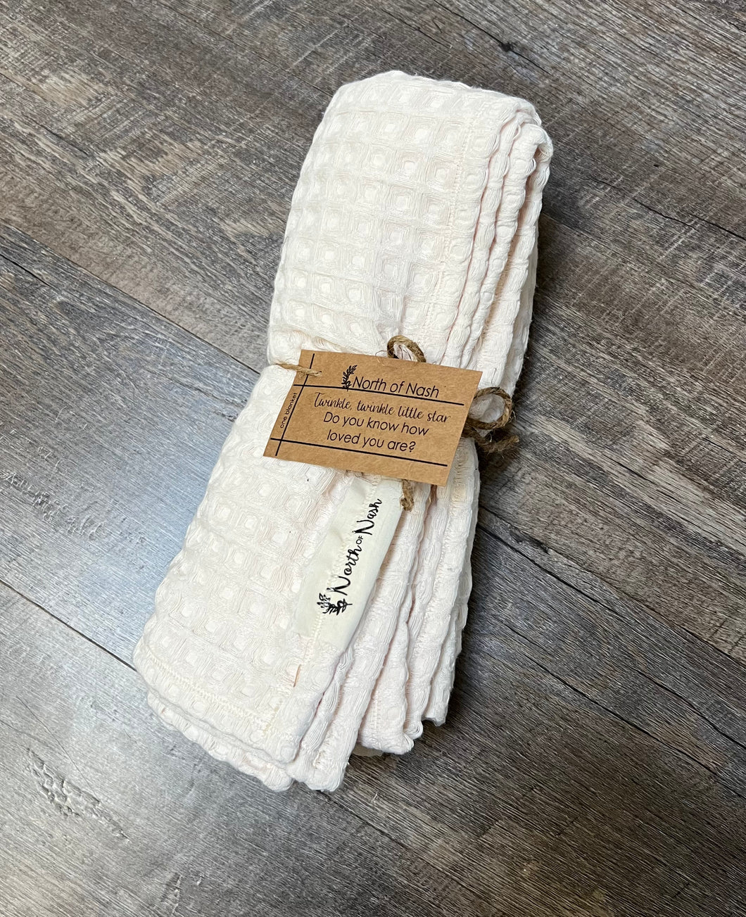 Ivory Waffle Blanket