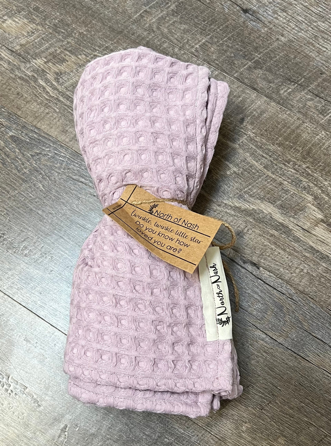 Lilac Waffle Blanket