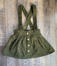 Load image into Gallery viewer, Corduroy Suspender Skirt
