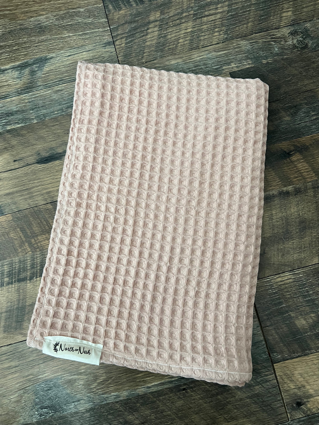 Rose Waffle Blanket