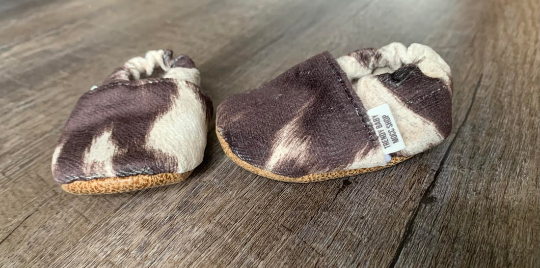 Cow Hide Moccasins