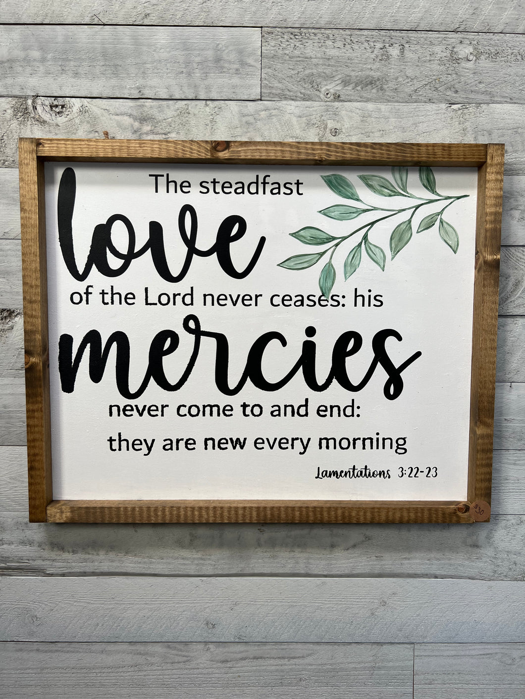 Steadfast Love Sign